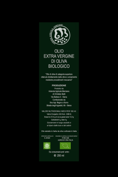 Organic EVO Oil - Agriturismo Marciano - Bott. 0,25 Lt