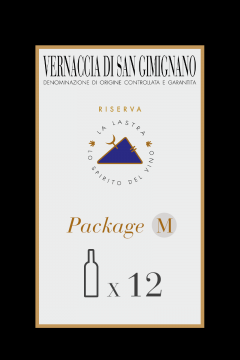 Package Size M - Vernaccia di San Gimignano DOCG Riserva - Organic - 12 Bott. 0,75 Lt Package Size M - Vernaccia di San Gimignano DOCG Riserva - Organic - 12 Bott. 0,75 Lt